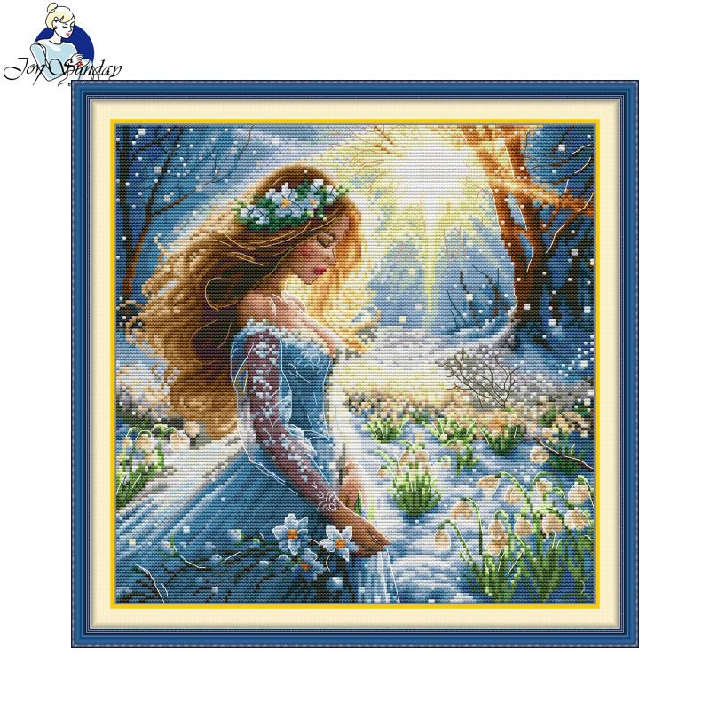 Joy Sunday Cross Stitch Kit Sn - Embroidery Meaning ulasan dan harga