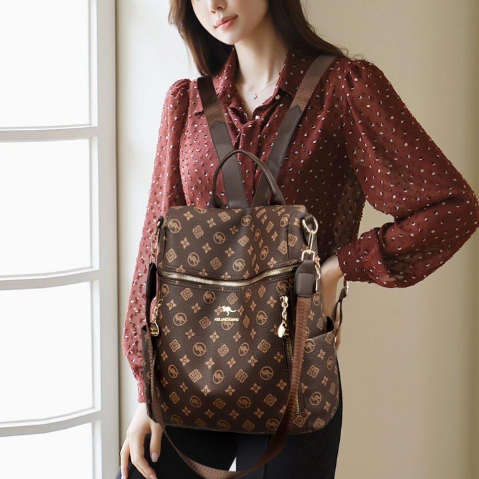 Genuine Brand Women's Soft Lea - Embroidery Design Logo ulasan dan harga