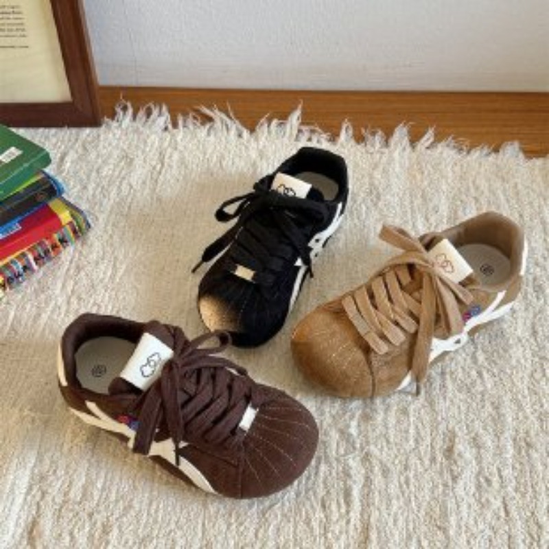 Women Brown‑White Suede Retro  - Embroidery Garments ulasan dan harga