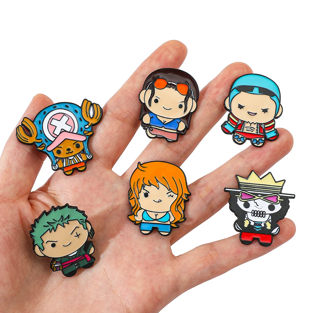 9 Pcs Creative Cartoon Brooch  - Embroidery Reddit ulasan dan harga