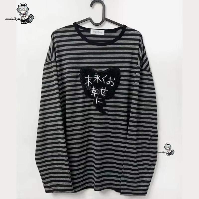 Y2K American Punk Vintage O Ne - Embroidery Cotton Shirt ulasan dan harga