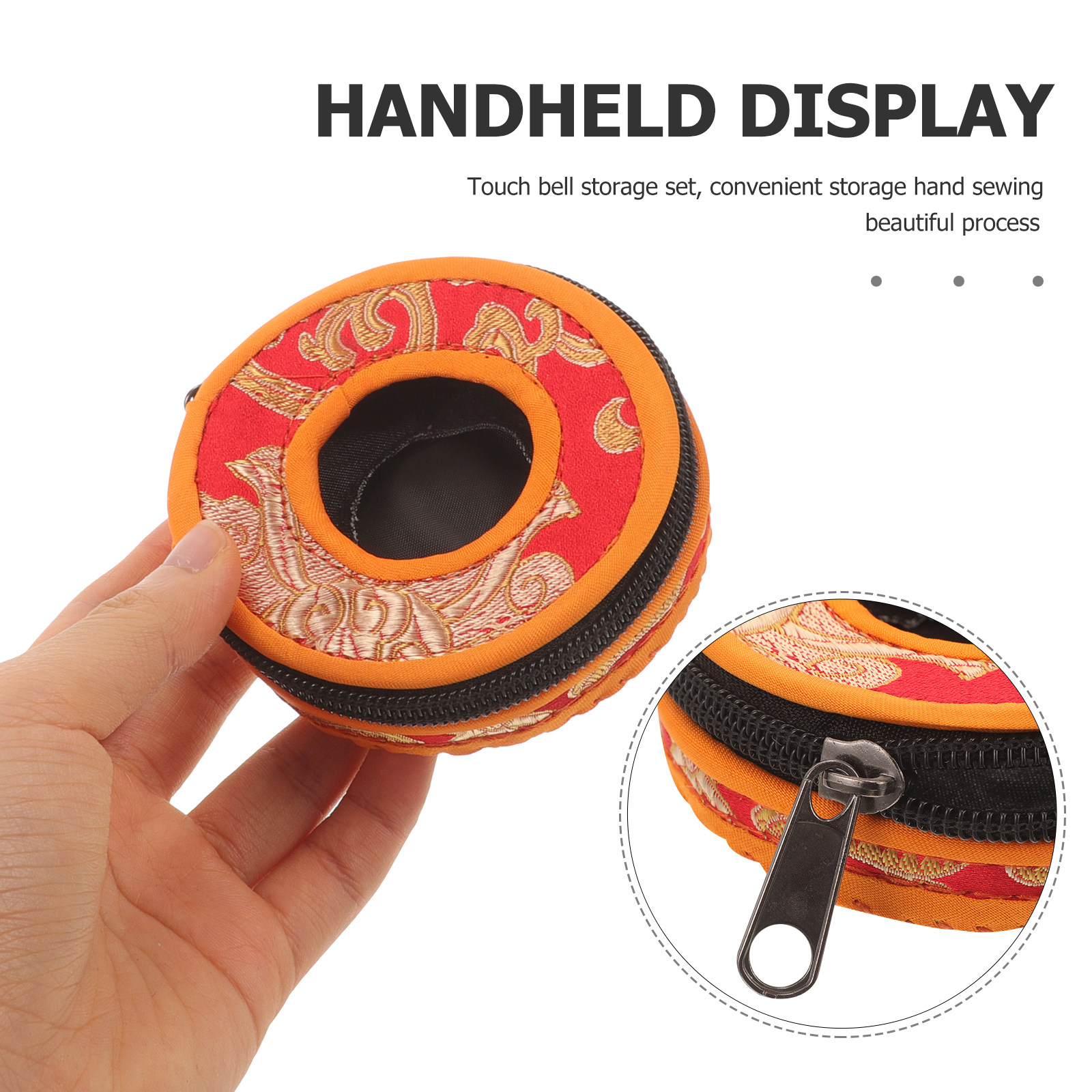 Finger Cymbals Bag Protective  - Embroidery Bag ulasan dan harga